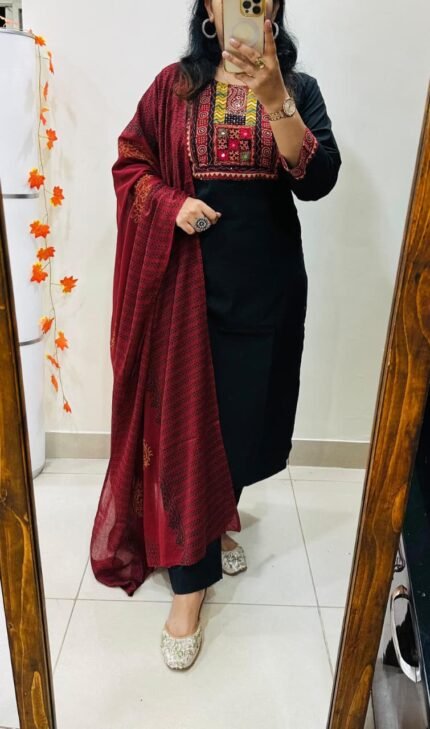 Premium Rich Dhabu Cotton Suit