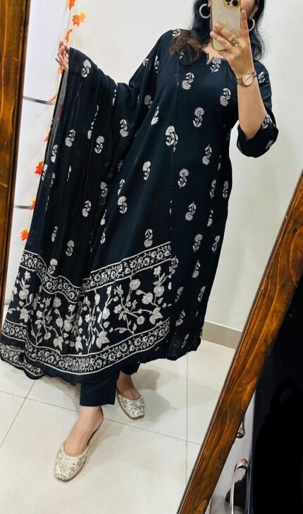 Premium Rich Ikkat Cotton Suit